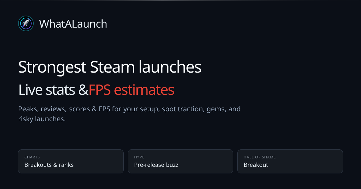 SteamDB sold their soul to NexusMods, WhatALaunch will always be free.